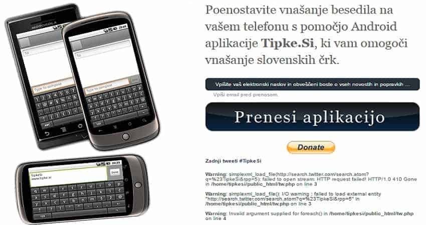 Slovenska tipkovnica za Android