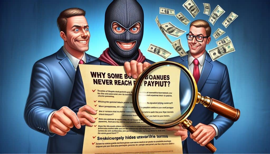 Zakaj nekateri bonusi nikoli ne pridejo do izplačila