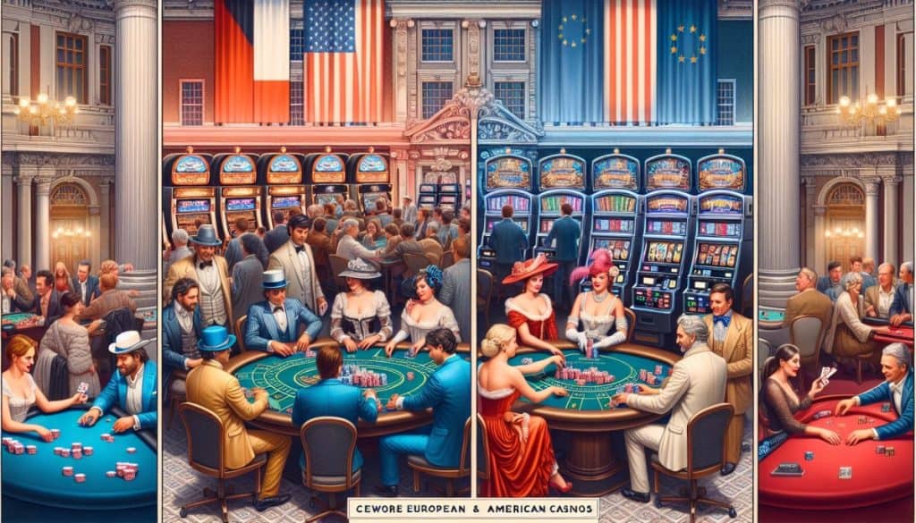 Največje razlike med evropskimi in ameriškimi igralnicami